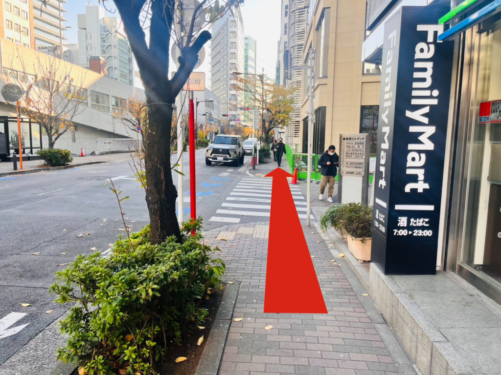 銀座一丁目駅からの経路4