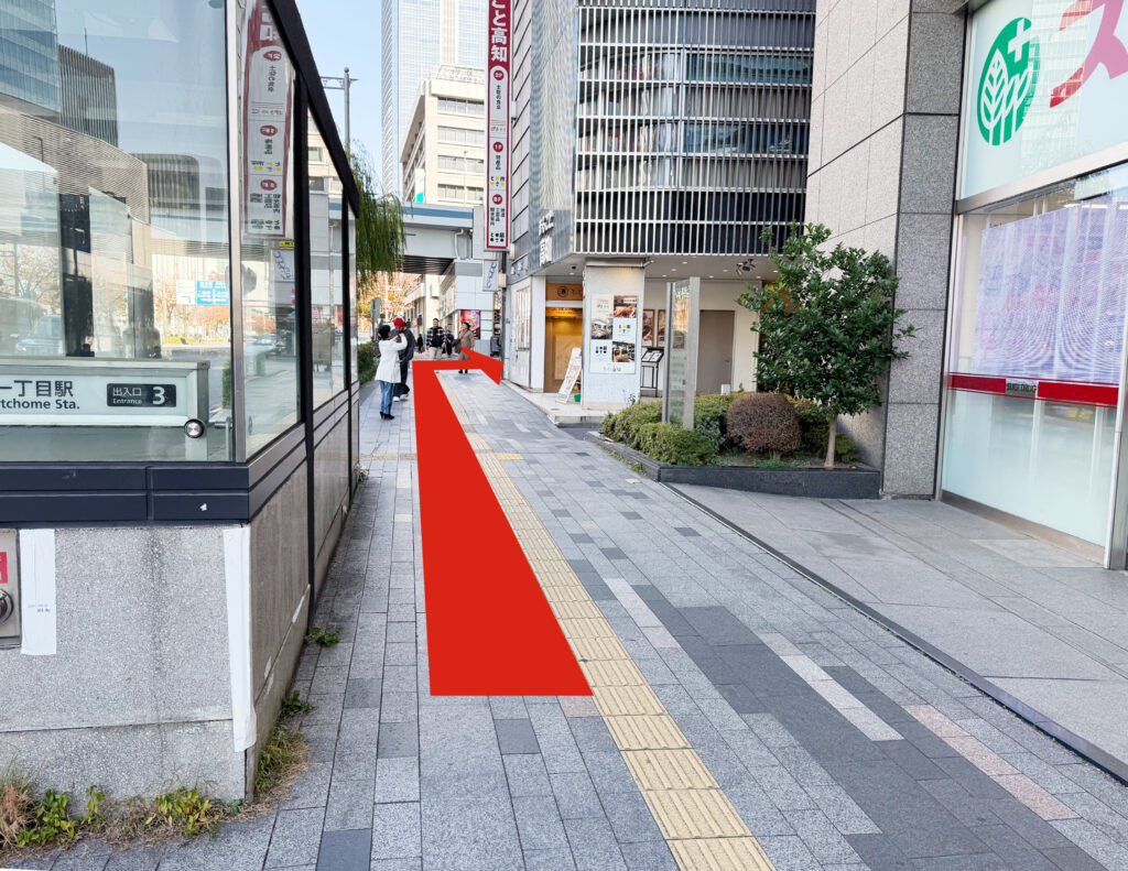 有楽町駅からの経路7